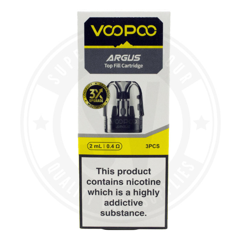Voopoo Argus Top Fill Replacement Pods X3 0.4Ohm Atomizer
