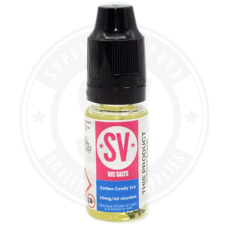 cotton candy ice vape juice Cotton Candy Ice Nic Salts E-Liquid 10ml by Superior Vapour