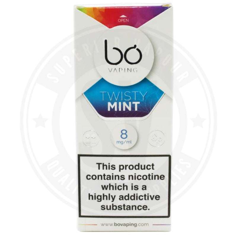 Twisty Mint Bo Caps By Vaping E Liquid