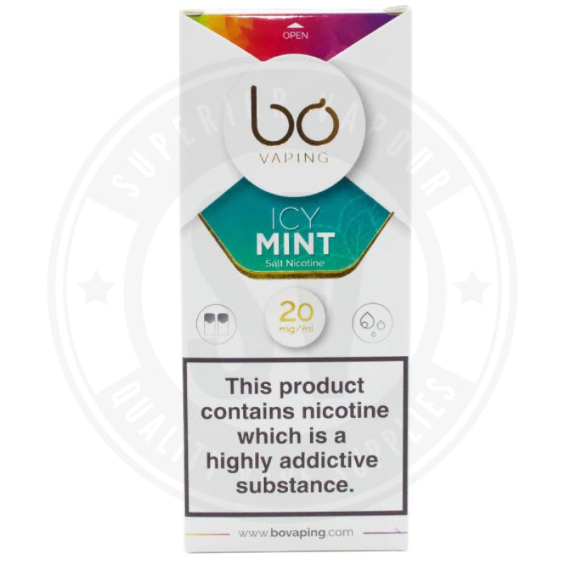 Icy Mint Salt Nic Bo Caps By Vaping E Liquid