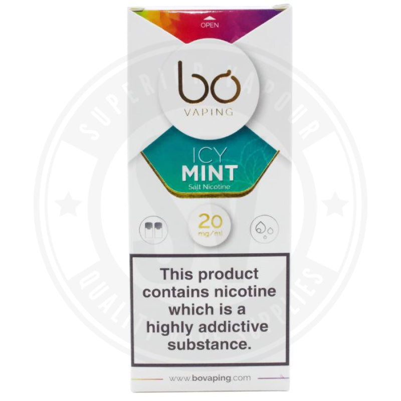 Icy Mint Salt Nic Bo Caps By Vaping E Liquid