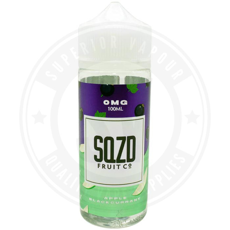 Apple Blackcurrant E-Liquid 100Ml By Sqzd Fruit Co. 