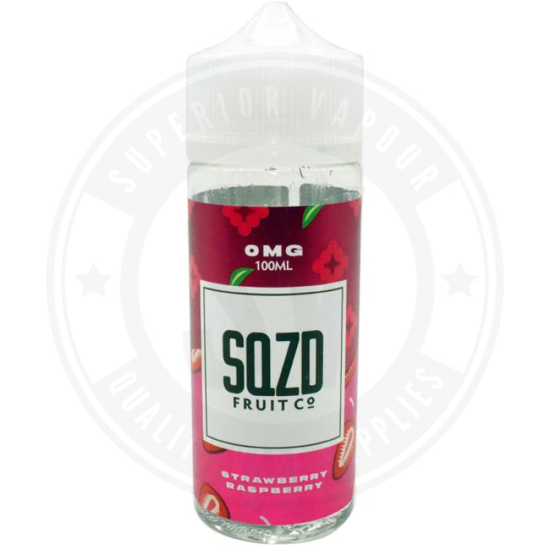 Strawberry Raspberry E-Liquid 100Ml By Sqzd Fruit Co. E Liquid