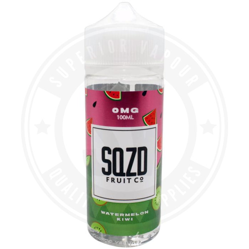 Watermelon Kiwi E-Liquid 100Ml By Sqzd Fruit Co. E Liquid