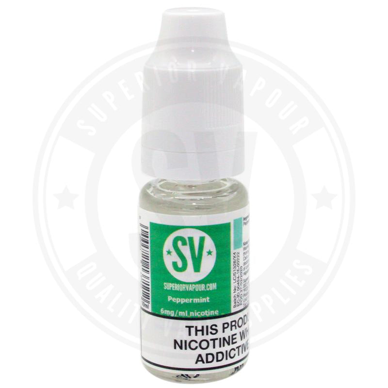 Peppermint E-Liquid 10Ml By Superior Vapour E Liquid