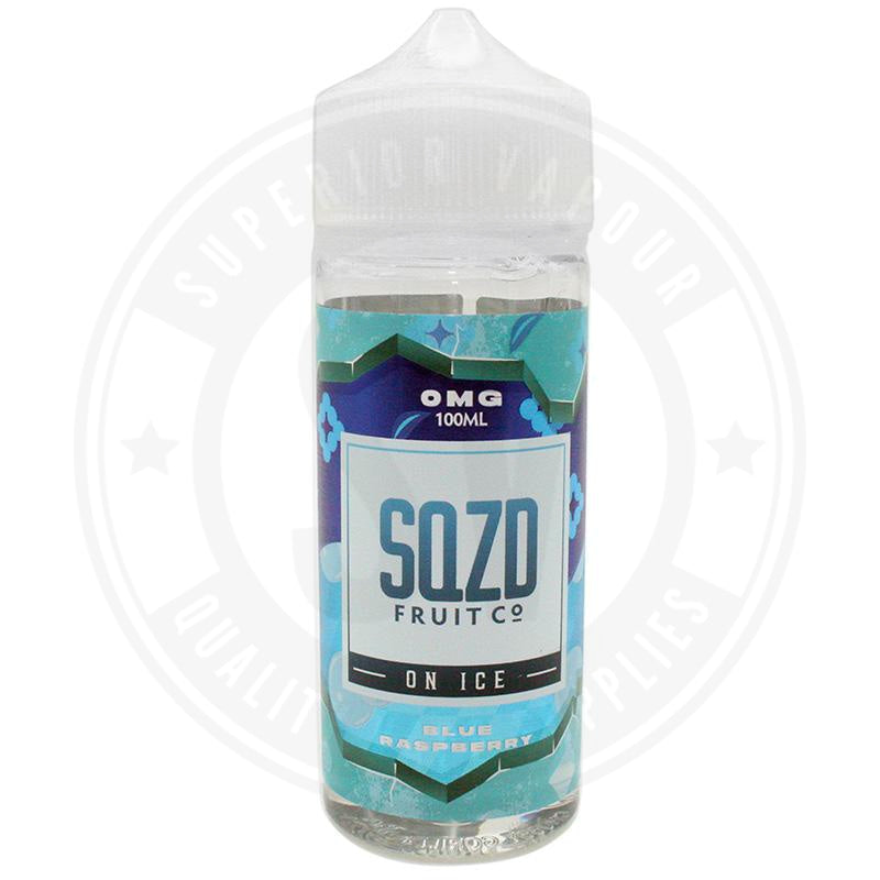 Blue Raspberry On Ice E-Liquid 100Ml By Sqzd Fruit Co. E Liquid