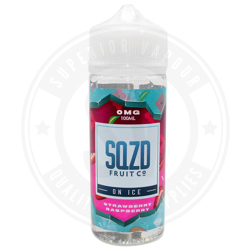 Strawberry Raspberry On Ice E-Liquid 100Ml By Sqzd Fruit Co. E Liquid