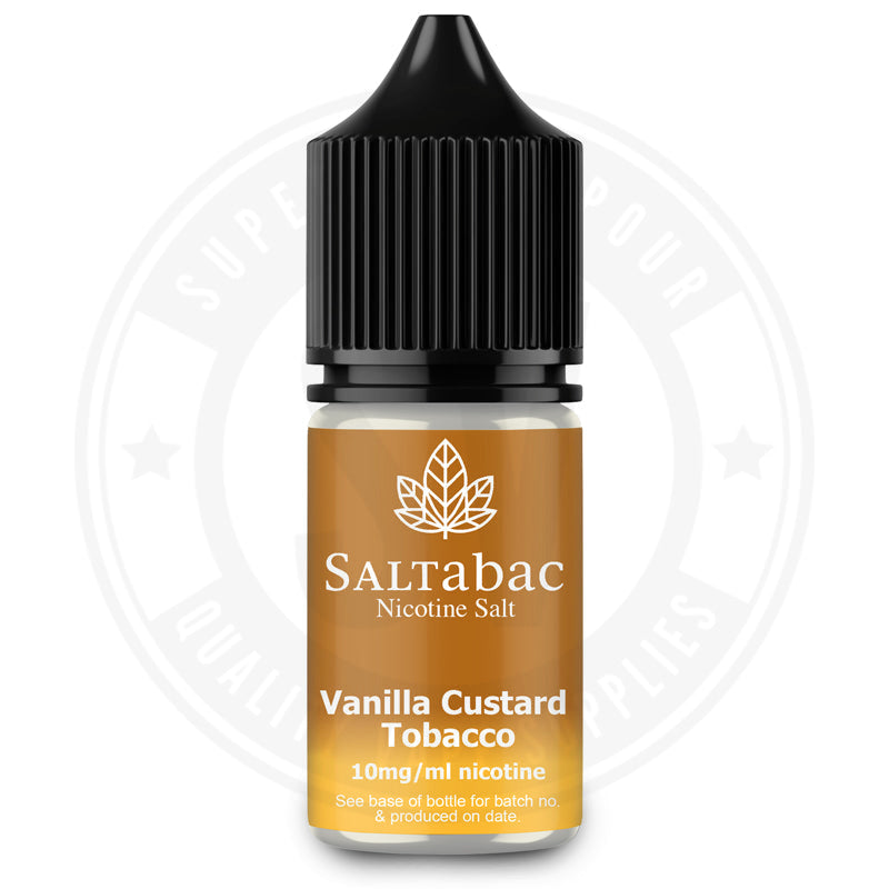 Vanilla Tobacco Nic Salt 10ml E-liquid by SALTabac Vanilla Tobacco Nic Salt 10ml E-liquid by SALTabac