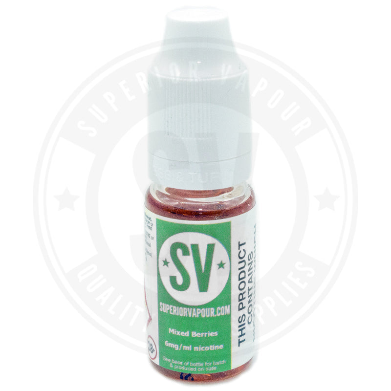 Mixed Berries E-Liquid 10Ml By Superior Vapour 3Mg E Liquid