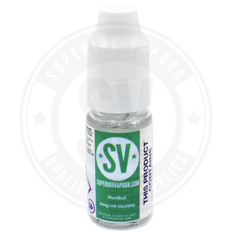 Menthol E-Liquid 10Ml By Superior Vapour 3Mg E Liquid