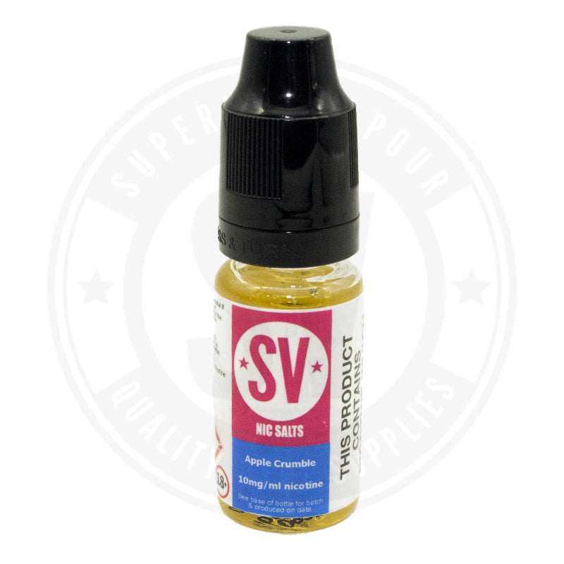 Apple Crumble Nic Salts E-Liquid 10Ml By Superior Vapour Salt