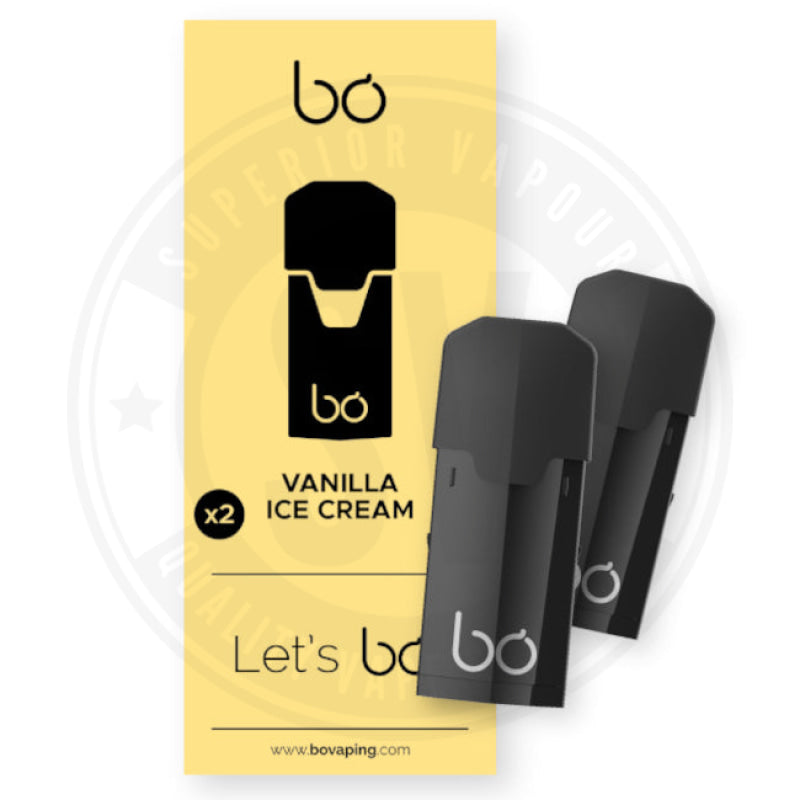 Vanilla Ice Cream BO Pods by BO Vaping Prefilled Pods