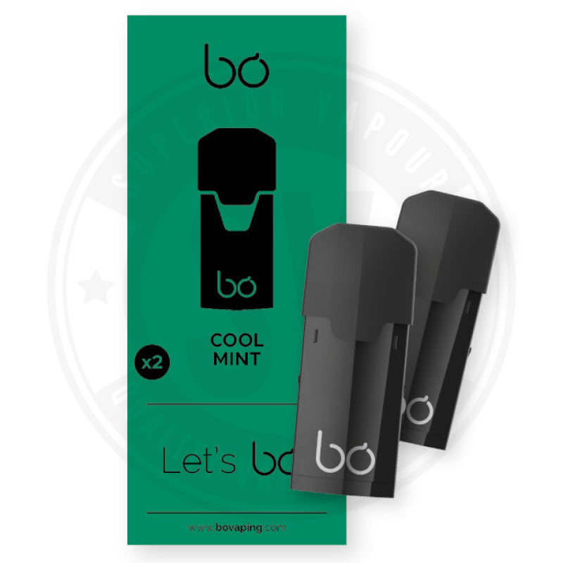 Cool Mint BO Pods by BO Vaping 8mg Prefilled Pods