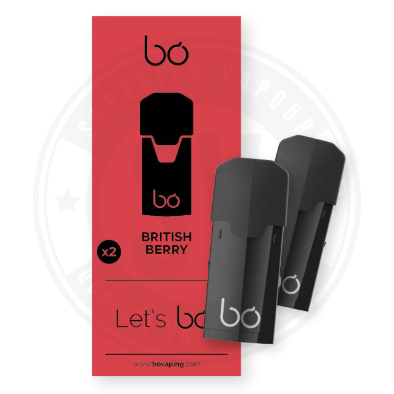British Berry BO Pods by BO Vaping Prefilled Pods