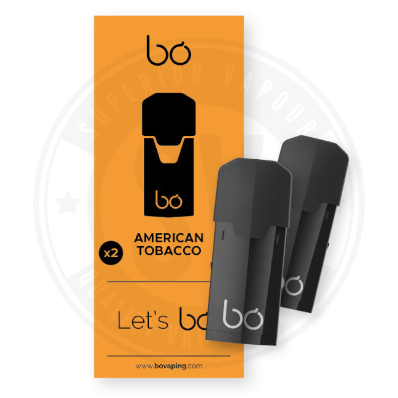 American Tobacco BO Pods by BO Vaping Prefilled Pods