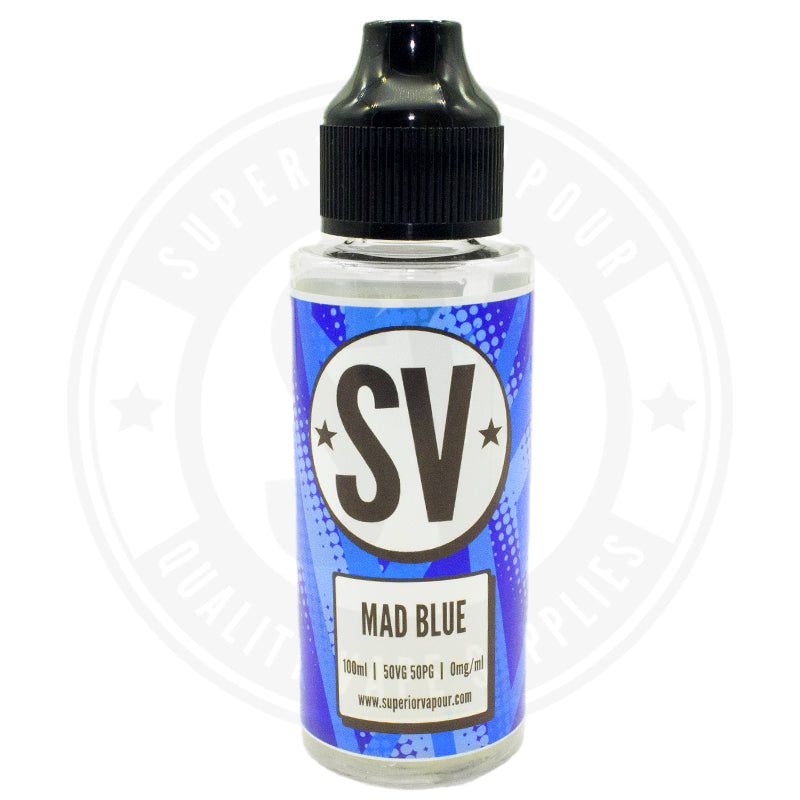 Mad Blue E-Liquid 100Ml Shortfill By Sv E Liquid
