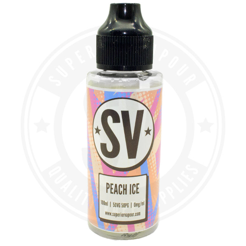 Peach Ice E-Liquid 100Ml Shortfill By Sv E Liquid