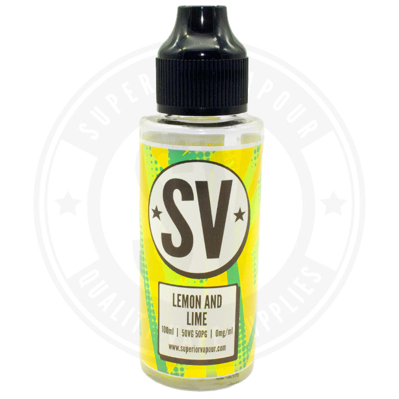 Lemon And Lime E-Liquid 100Ml Shortfill By Sv E Liquid