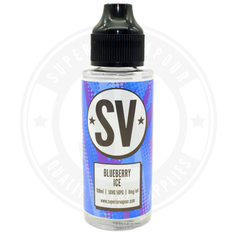 Blueberry Ice E-Liquid 100Ml Shortfill By Sv E Liquid