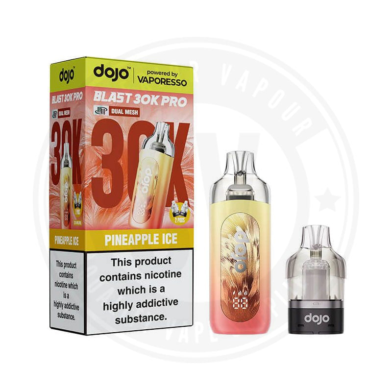Dojo Blast 30k Pre Filled Pod Kits by Vaporesso Pineapple Ice Pre-filled Pods