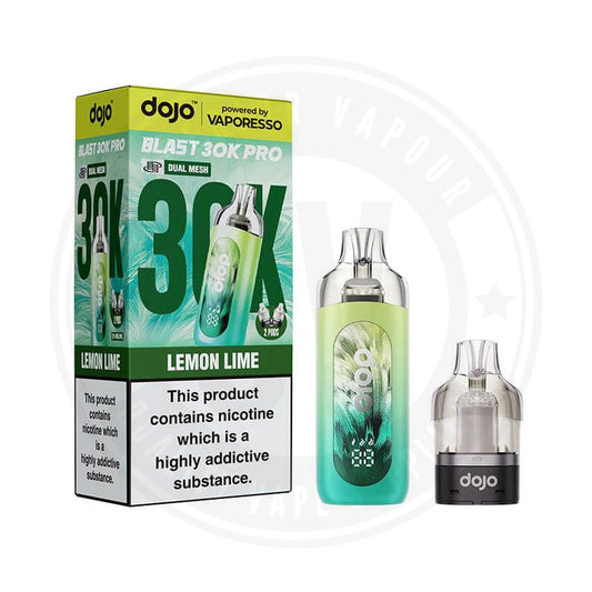 Dojo Blast 30k Pre Filled Pod Kits by Vaporesso Lemon Lime Pre-filled Pods