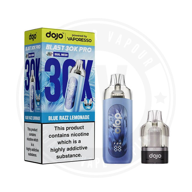 Dojo Blast 30k Pre Filled Pod Kits by Vaporesso Blue Razz Lemonade Pre-filled Pods
