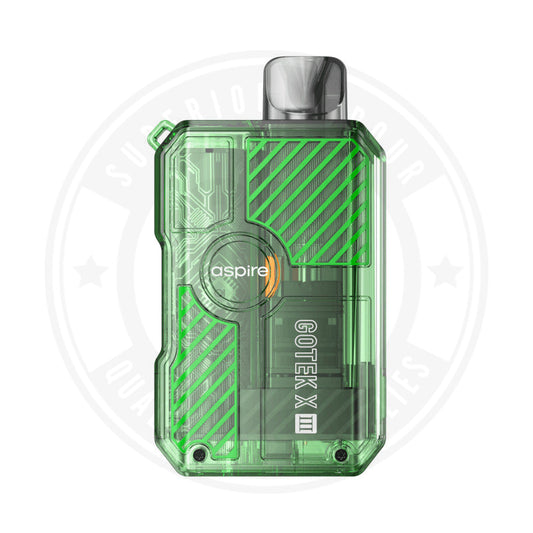 Aspire Gotek X3 Pod Kit Green Pod Kit