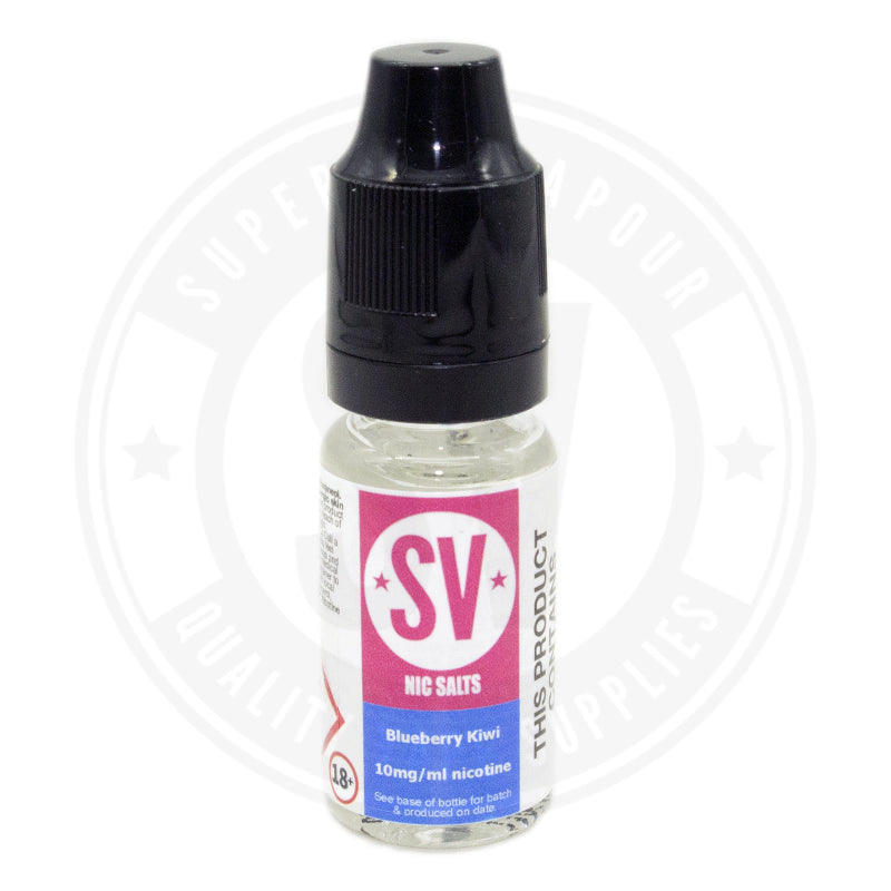 Blueberry & Kiwi Nic Salts E-Liquid 10Ml By Superior Vapour Salt