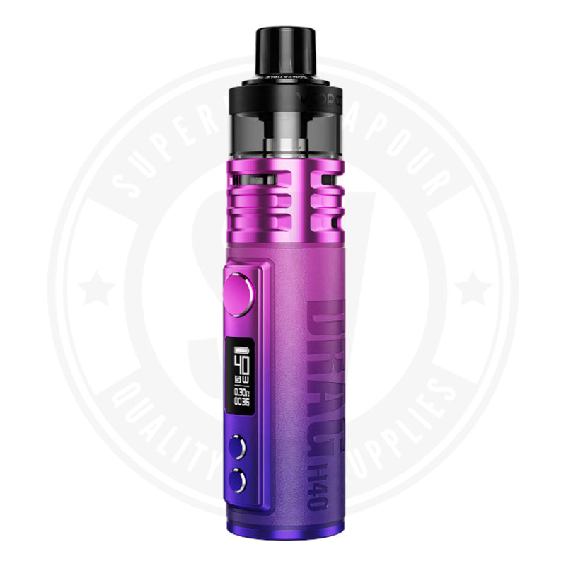 Drag H40 Kit By Voopoo Purple Pink Kit