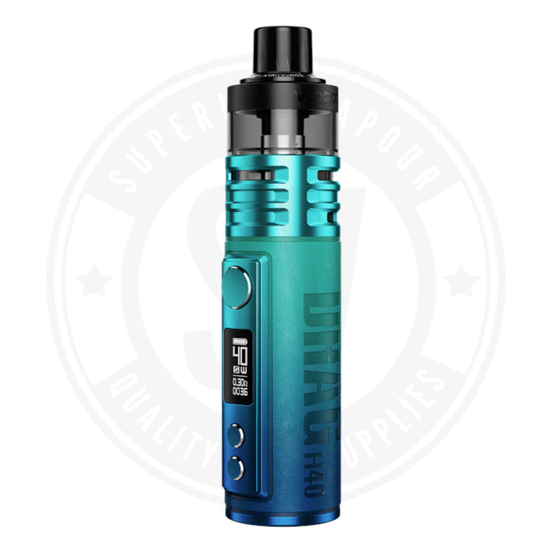 Drag H40 Kit By Voopoo Sky Blue Kit