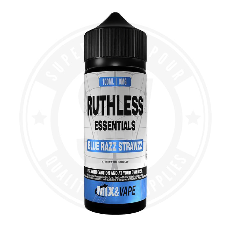 Blue Razz Strawzz 100ml By Ruthless Essentials 100ml Shortfill