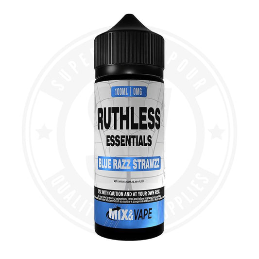 Blue Razz Strawzz 100ml By Ruthless Essentials 100ml Shortfill