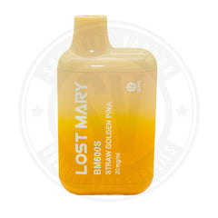 Lost Mary Bm600S Disposable Vape Straw Golden Pina Kit