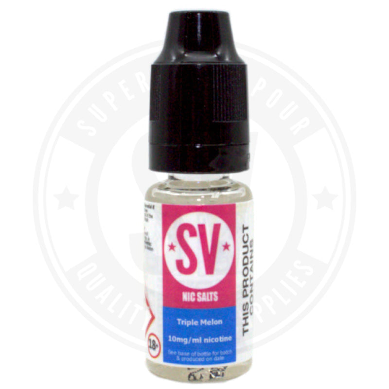 Triple Melon Nic Salts E-Liquid 10ml by Superior Vapour 10ml Salt E-Liquid