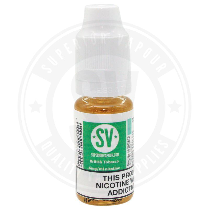 British Tobacco E-Liquid 10Ml By Superior Vapour E Liquid