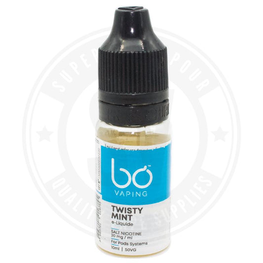 Twisty Mint E-Liquid 10Ml Salts By Bo Vaping E Liquid