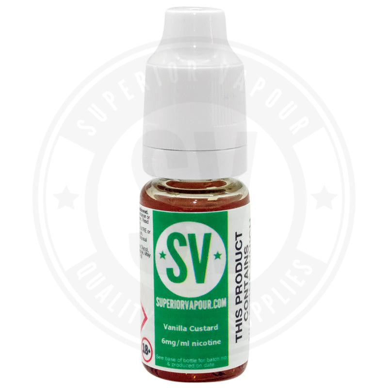 Vanilla Custard E-Liquid 10Ml By Superior Vapour 3Mg E Liquid