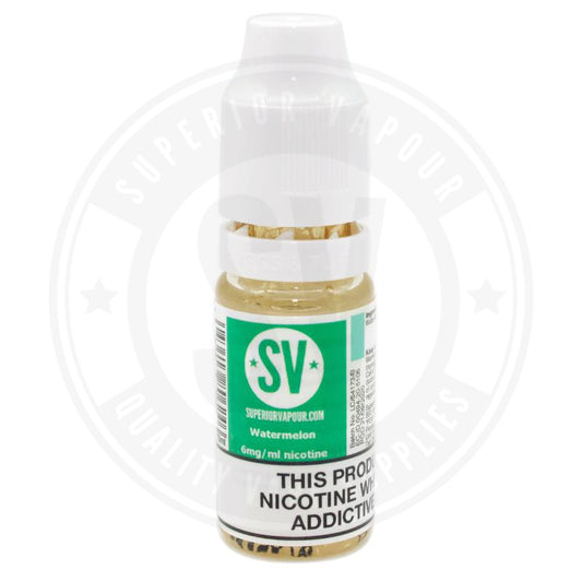 Watermelon E-Liquid 10Ml By Superior Vapour 6Mg E Liquid