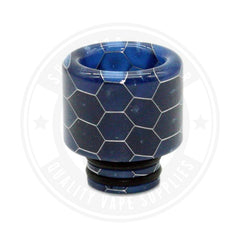 510 Stubby Resin Drip Tips By Vapjoy Blue Tip