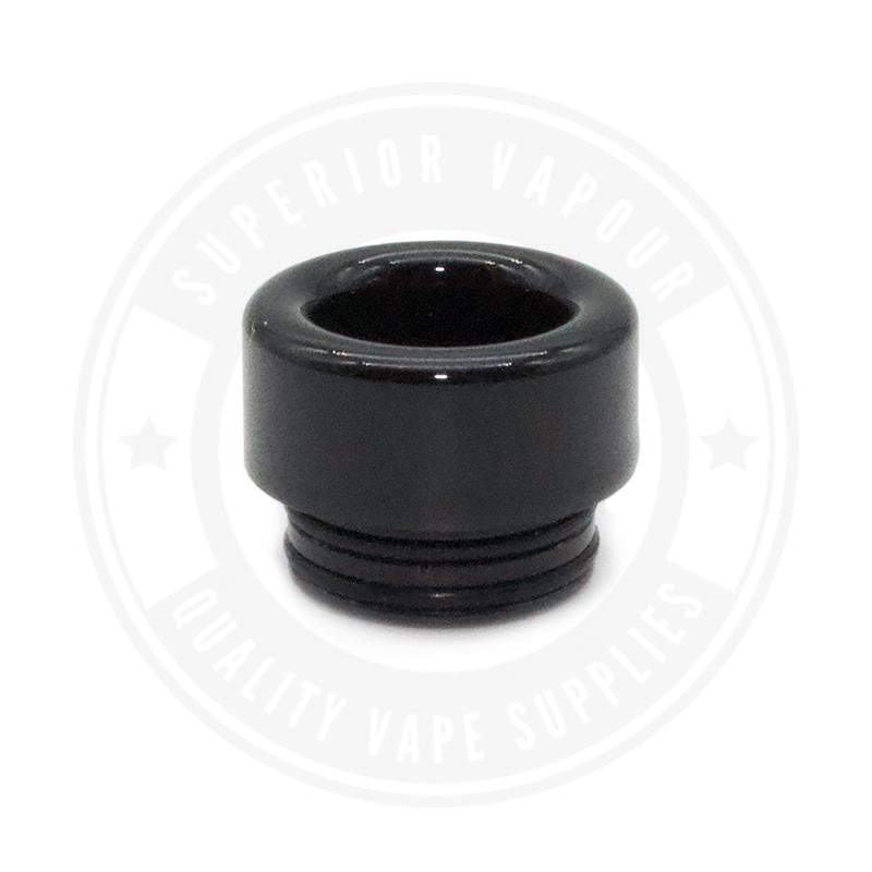 810 Polished Resin Drip Tips By Vapjoy Black Tip