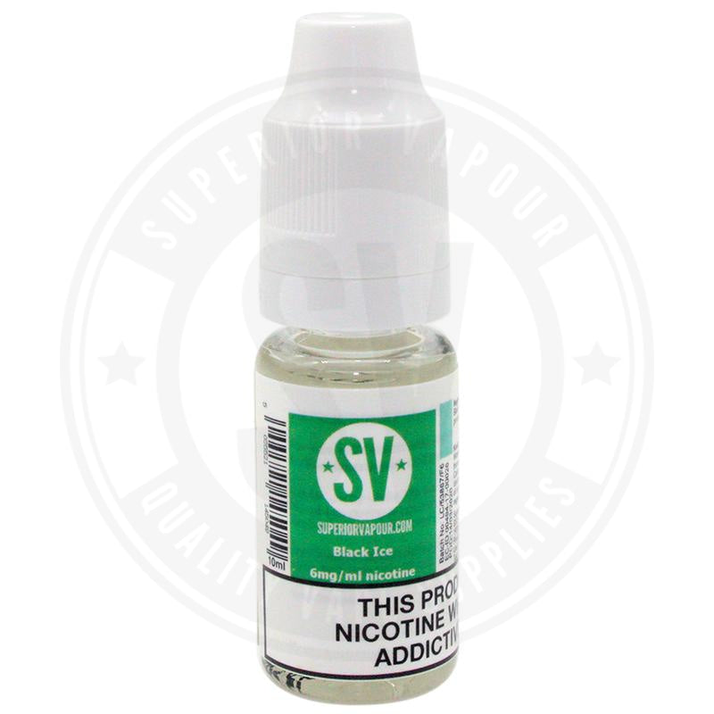 Black Ice E-Liquid 10Ml By Superior Vapour E Liquid