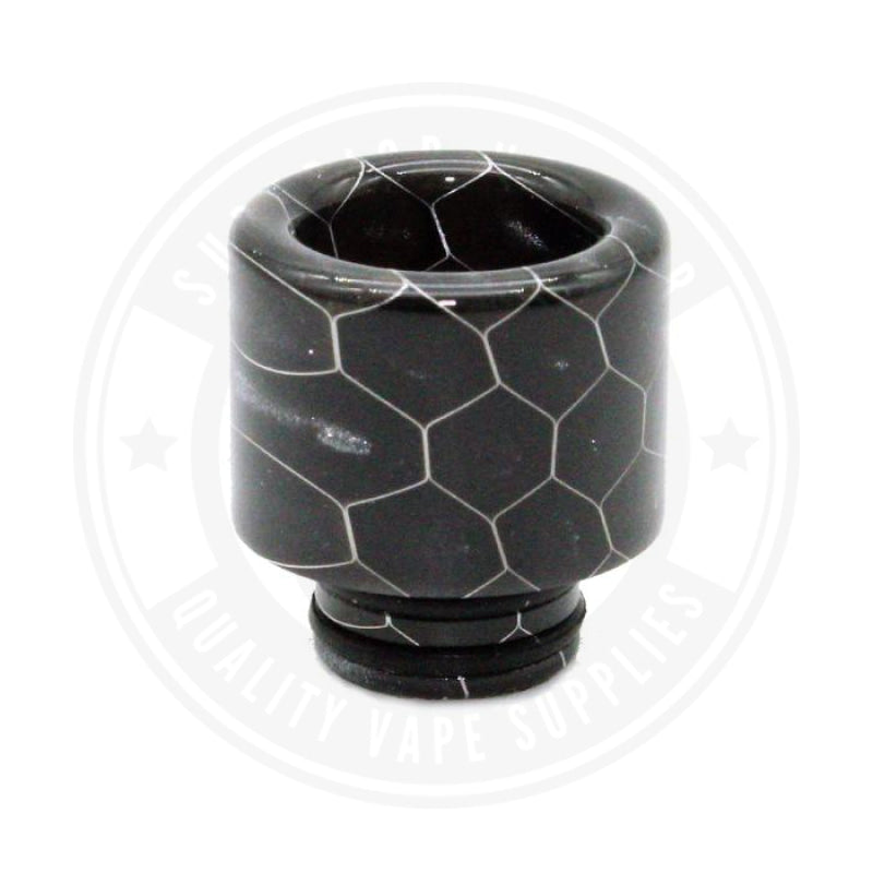 510 Stubby Resin Drip Tips By Vapjoy Black Tip