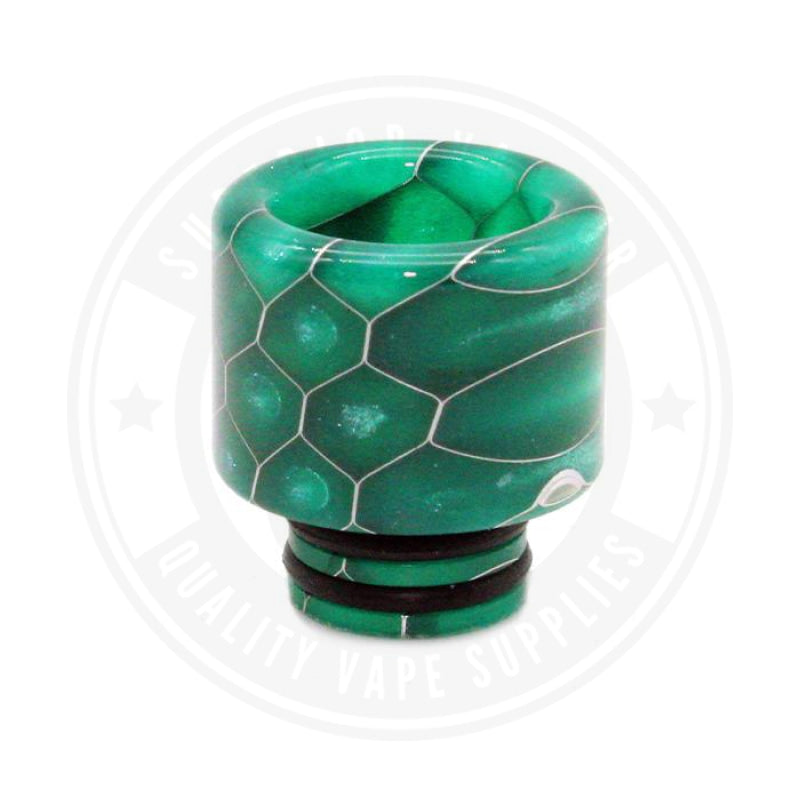 510 Stubby Resin Drip Tips By Vapjoy Green Tip