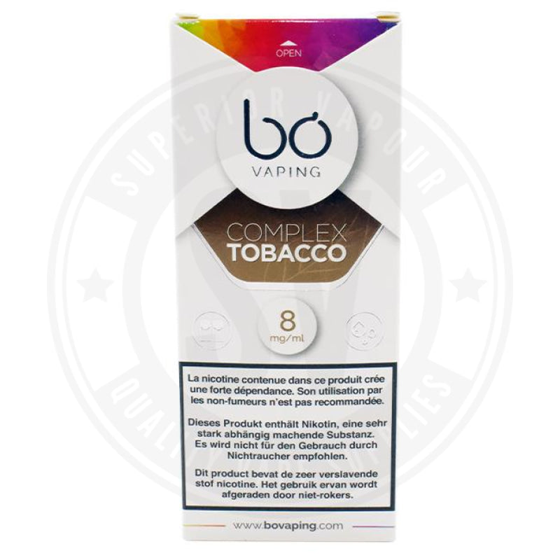 Complex Tobacco Bo Caps By Vaping E Liquid