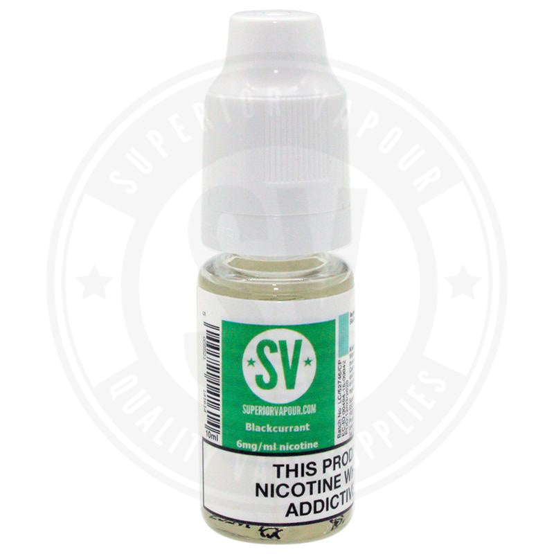Blackcurrant E-Liquid 10Ml By Superior Vapour E Liquid