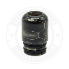 510 Mouth To Lung Resin Drip Tips By Vapjoy Black Tip