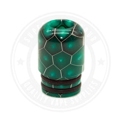 510 Mouth To Lung Resin Drip Tips By Vapjoy Green Tip