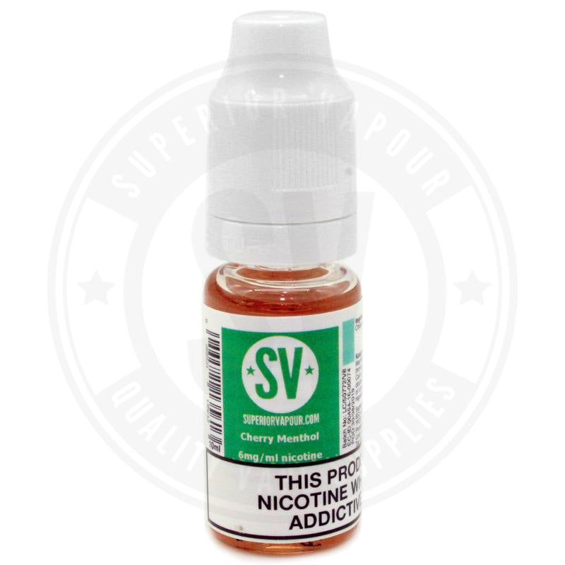 Cherry Menthol E-Liquid 10Ml By Superior Vapour E Liquid
