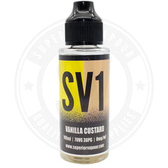 Vanilla Custard E-Liquid 100Ml By Sv1 E Liquid
