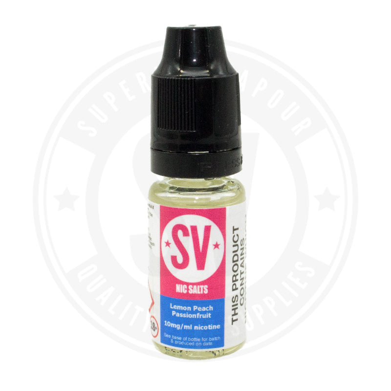 Lemon Peach Passionfruit Nic Salts E-Liquid 10Ml By Superior Vapour 10Mg E Liquid